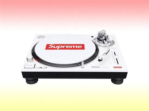 lv supreme technics turntable|technics and supreme limited edition.